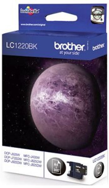 Brother Tusz LC1220BK Black 300str 