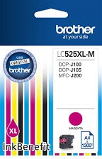 Brother Tusz LC525XLM Magenta 1300sh