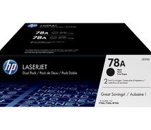 HP Toner nr 78A CE278AD Black 2pack 2x2,1K