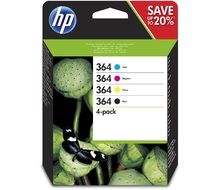 HP Tusz nr 364 N9J73AE 4pack CMYK 250s BK; 300s CMY