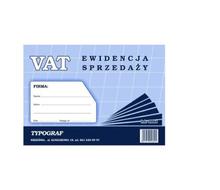 Druk ewidencja sprzedaży VAT A5